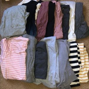 15 pairs of short sleeve tops